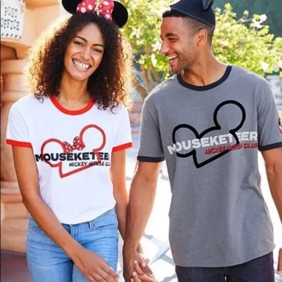 MOUSKETEER Vintage Ringer Tee Size 2X - Picture 1 of 2